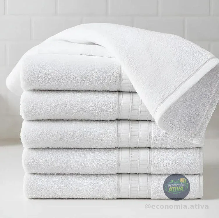 Kit 5 Toalhas Banho Gigante Grossa Hotel Luxo 75x150cm
