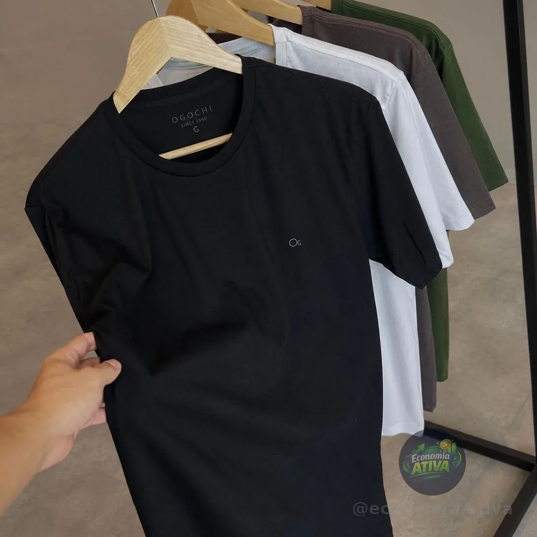 Camiseta Ogochi Básica Algodão
