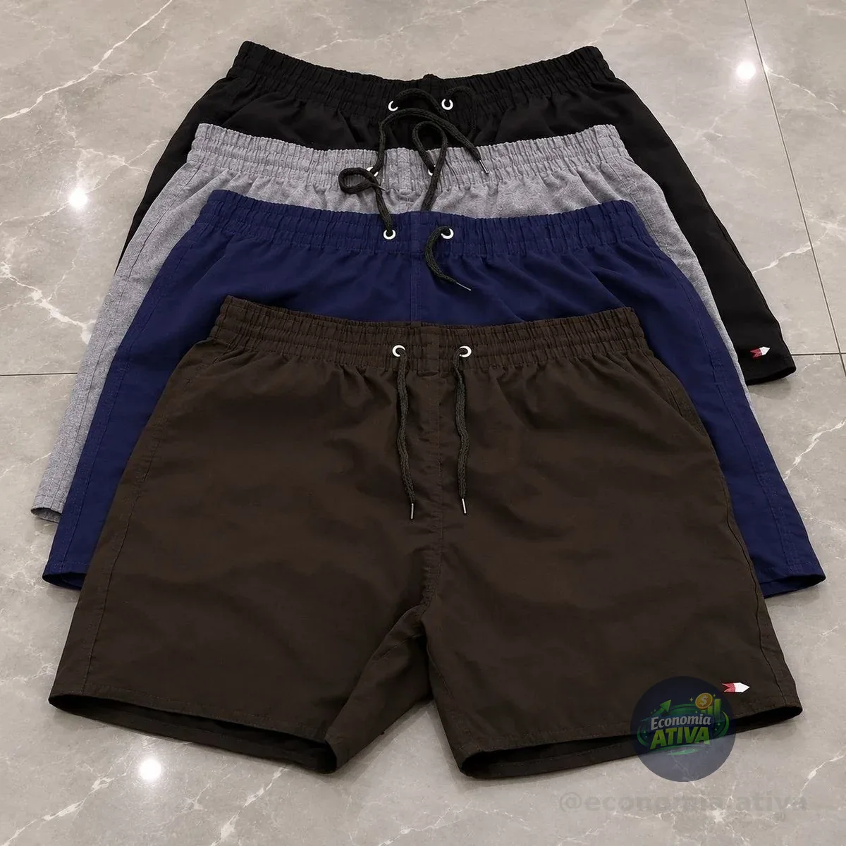 Kit 4 Bermuda Shorts Tactel Sandrini