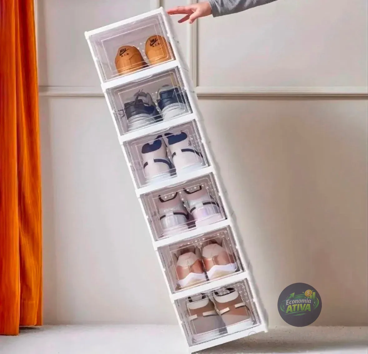 Sapateira Dobrável Para 12 Pares