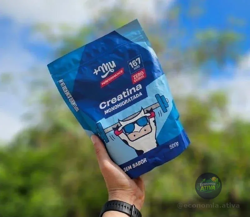 Refil Creatina Monohifratada 100% Puro 500g +mu