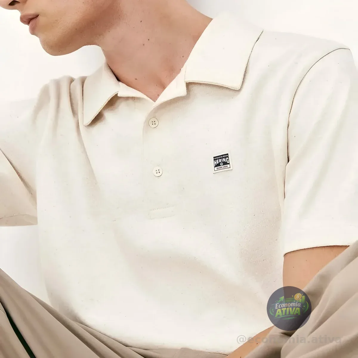 Camisa Polo Hering Masculina Comfort