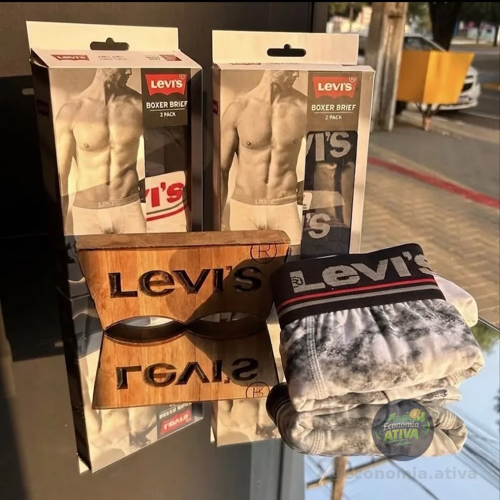 Kit 2 Cuecas Boxer Levi's