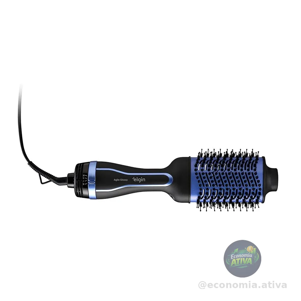 Escova Secadora Agile Glossy Elgin 1300W Bivolt