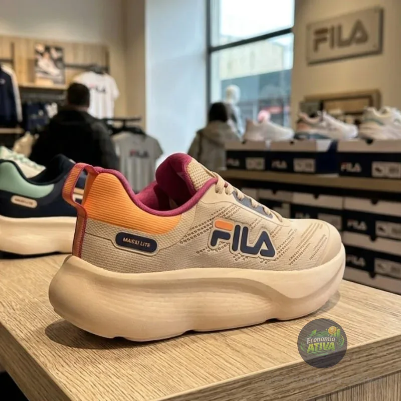 Tênis Fila Maxxi Lite Feminino Caminhada Leve Confortável