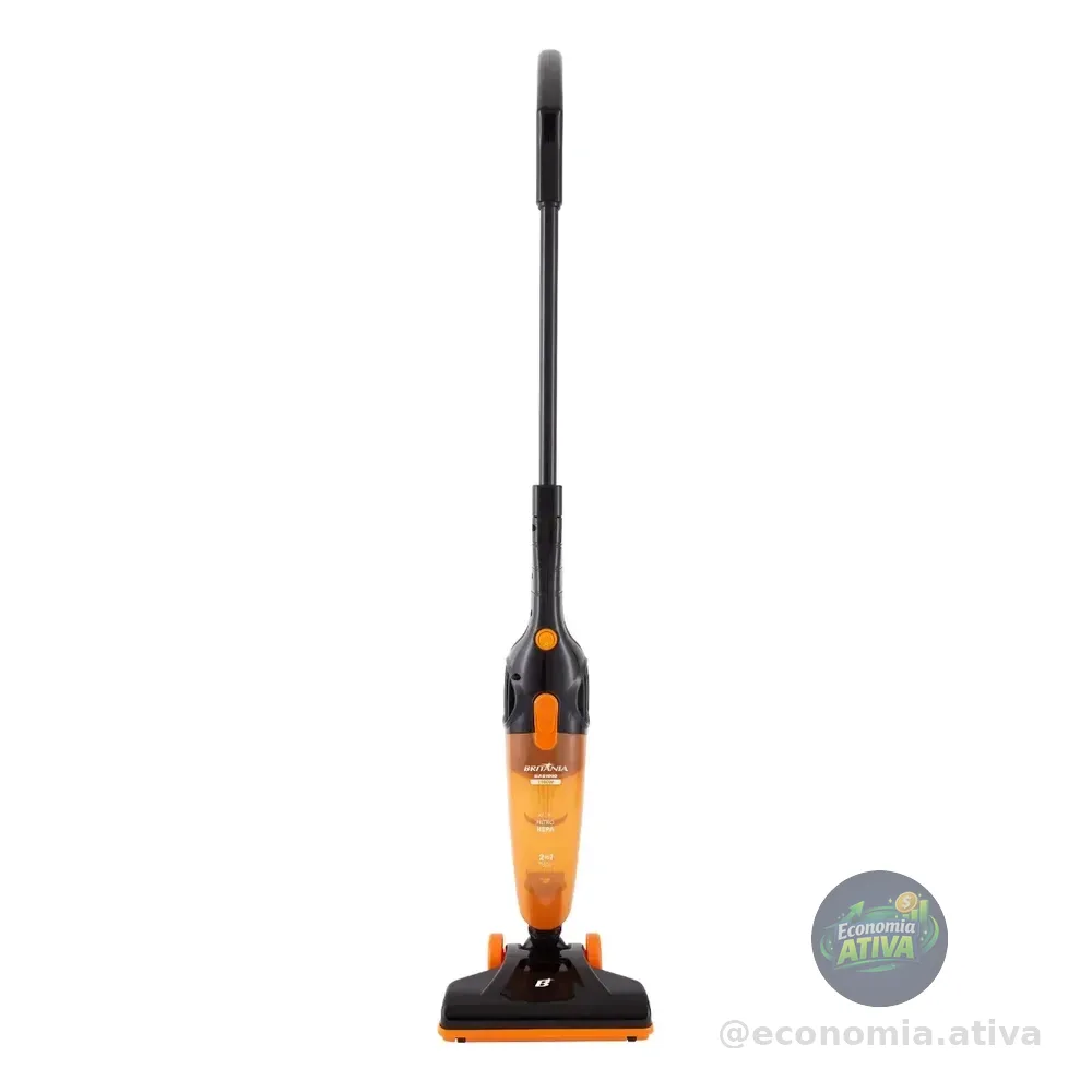 Aspirador De Po Bas1010p Preto E Laranja 127v