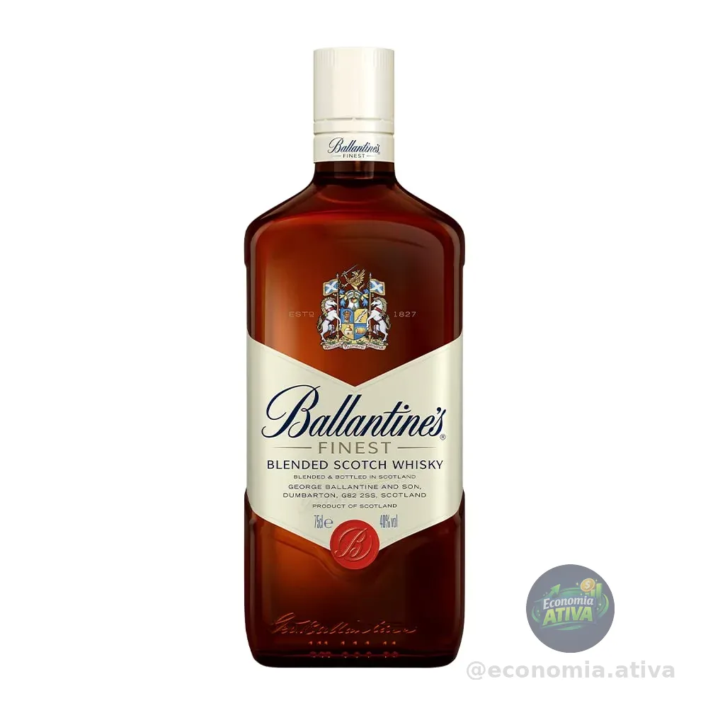 Whisky Ballantine's Finest Blended Escocês - 750 ml