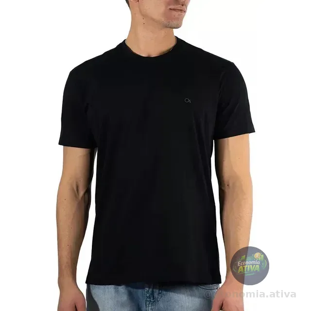 Camiseta Ogochi Básica Algodão Original Lisa Masculina
