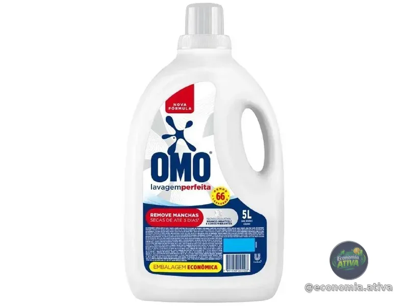 Sabão Líquido Omo Lavagem Perfeita 5L