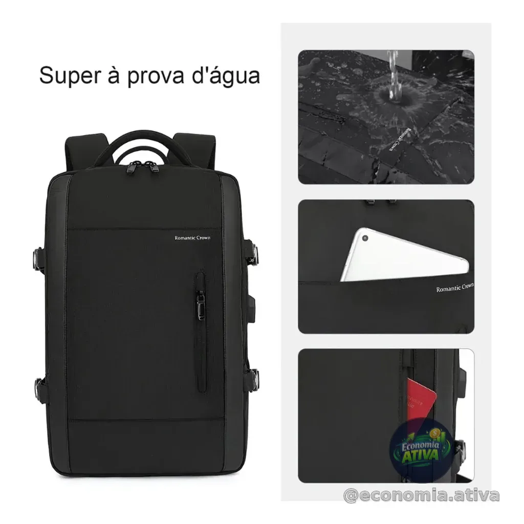 Mochila Viagem Para Notebook Executiva