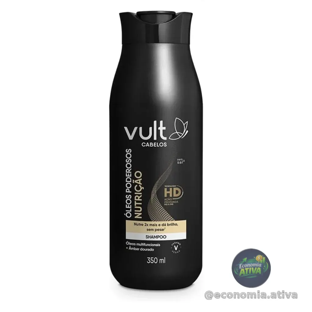 Vult Shampoo Óleos Poderosos Nutrição 350ml