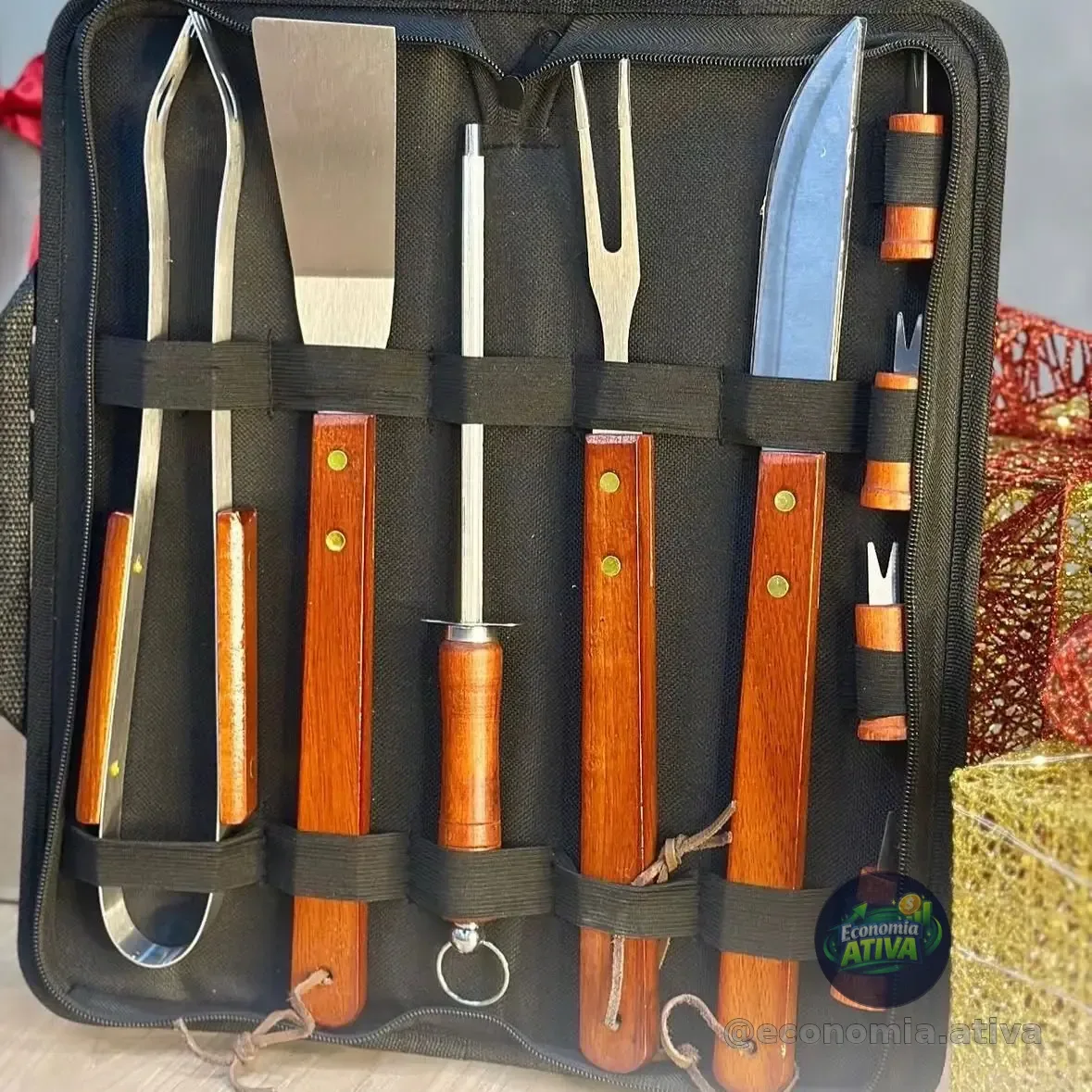 *NÃO SEI NEM ACENDER O CARVÃO, MAS TÔ EQUIPADO*