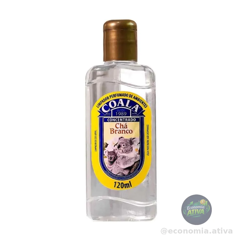 Coala Essencia Limpador Perfumado de Ambiente 120ml Cha Branco