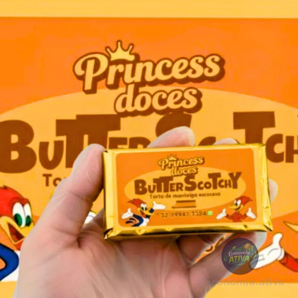 Torta De Manteiga Escocesa 2 Unidades (butterscotchy) Pica-pau Doce Cremoso
