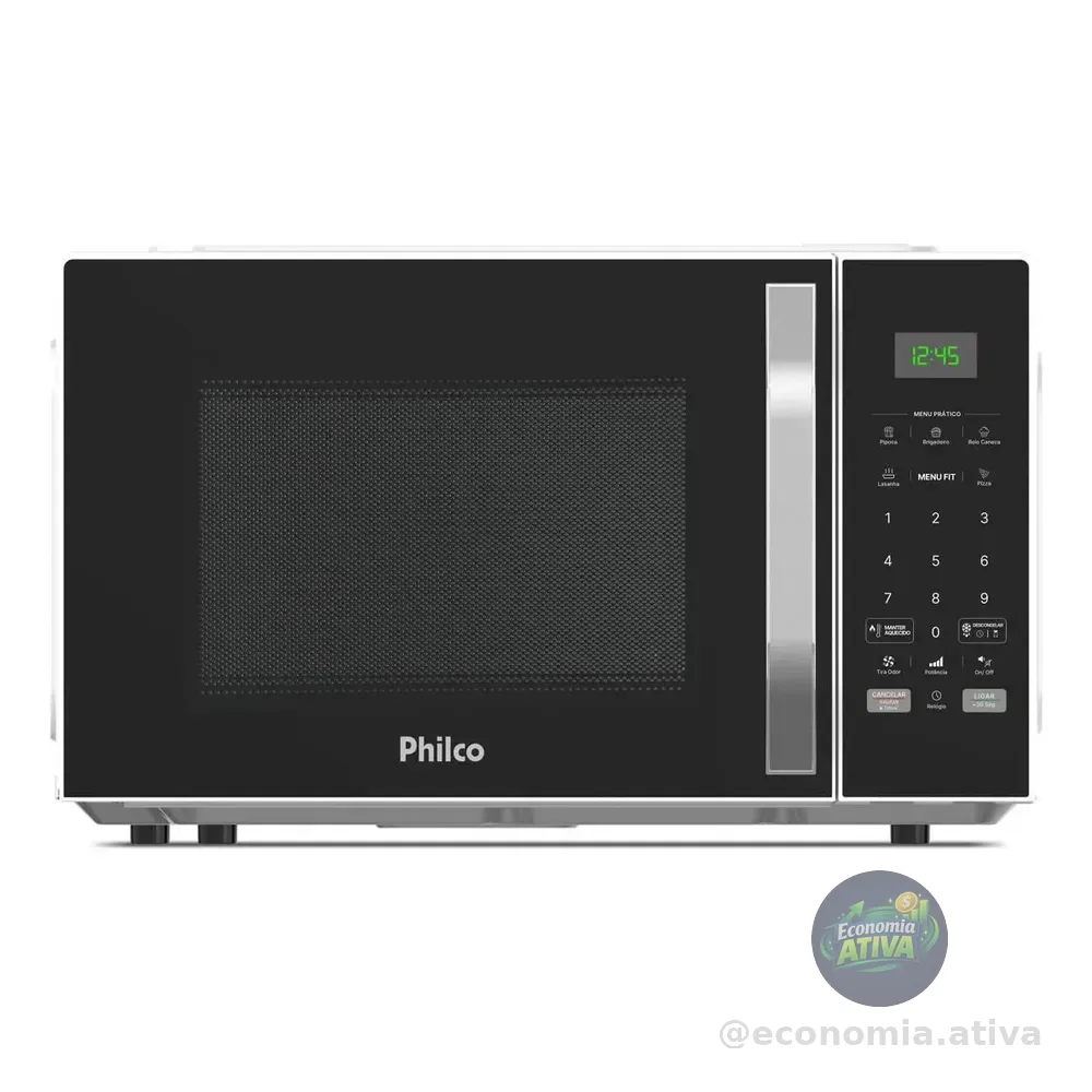Micro-ondas 33l Philco Teclas Fáceis Limpa Fácil 1400w Pm36 127v