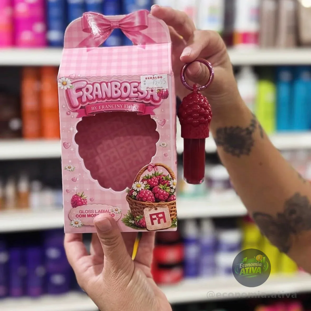 Gloss Franboesa By Franciny Ehlke Franboesa