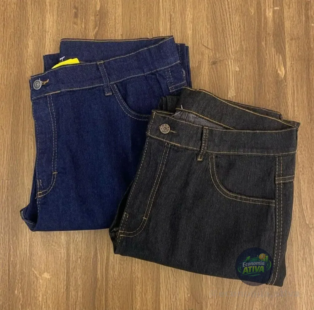 Calça Jeans Masculina Trabalho Reforçada