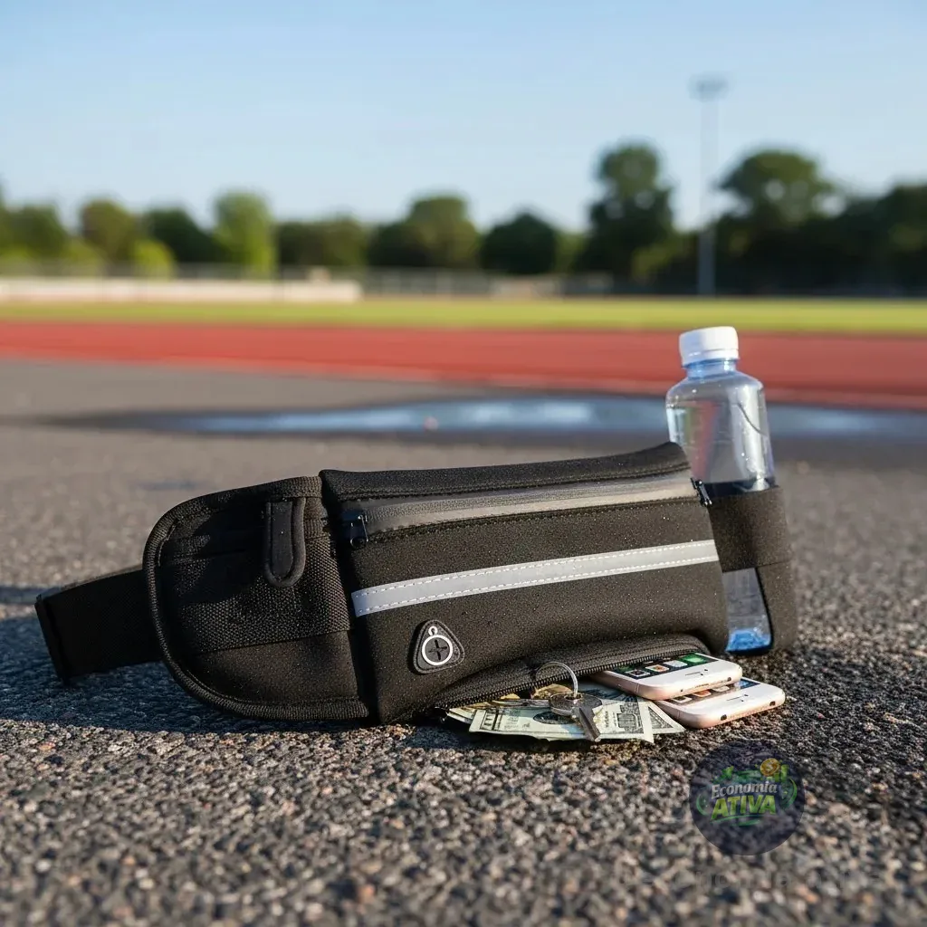 Pochete Corrida Celular Treino Exercícios Slim Impermeável