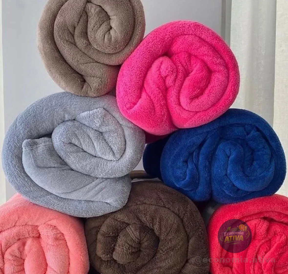 Kit 2 Cobertor Mantinha Microfibra Casal