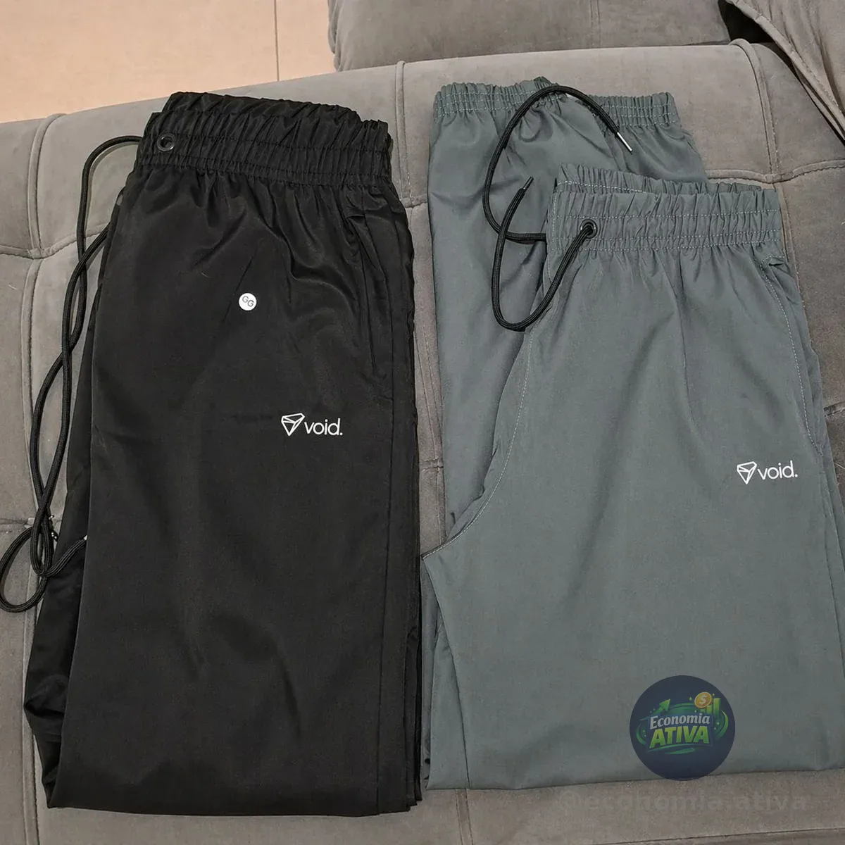 Kit 2 Calças Jogger Tactel Elastano Impulse