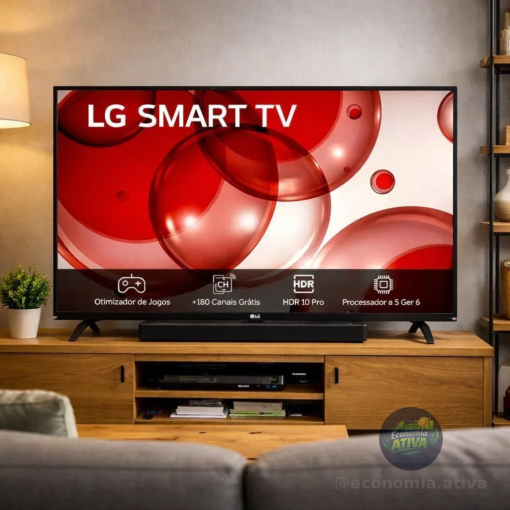 Smart Tv LG 43 Full Hd, Processador A5 Ger6, Ai, Alexa