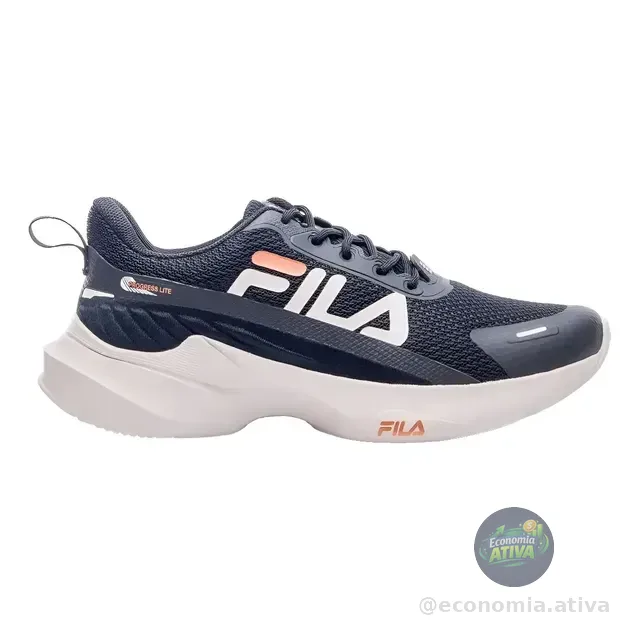 Tênis Fila Progress Lite Feminino Caminhada Oferta Original