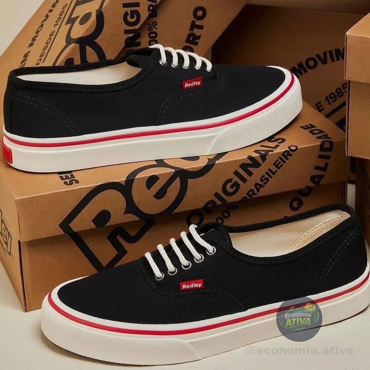 Tênis Redley Ir10 Originals Preto Redley