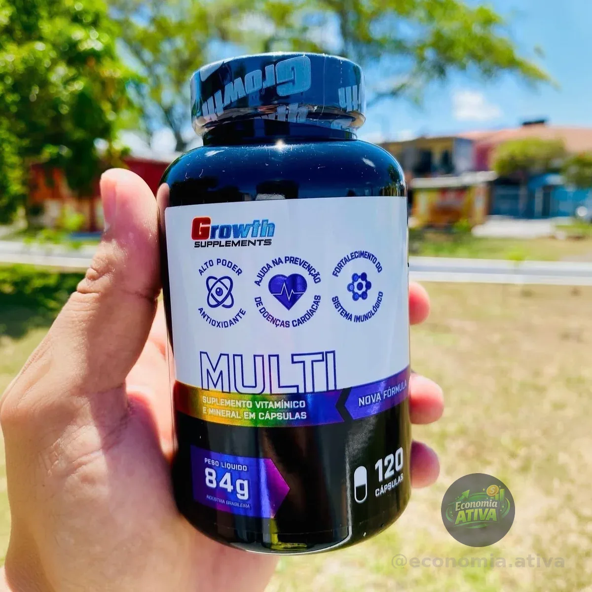 Multivitamínico 120 Cáps. Growth Supplements