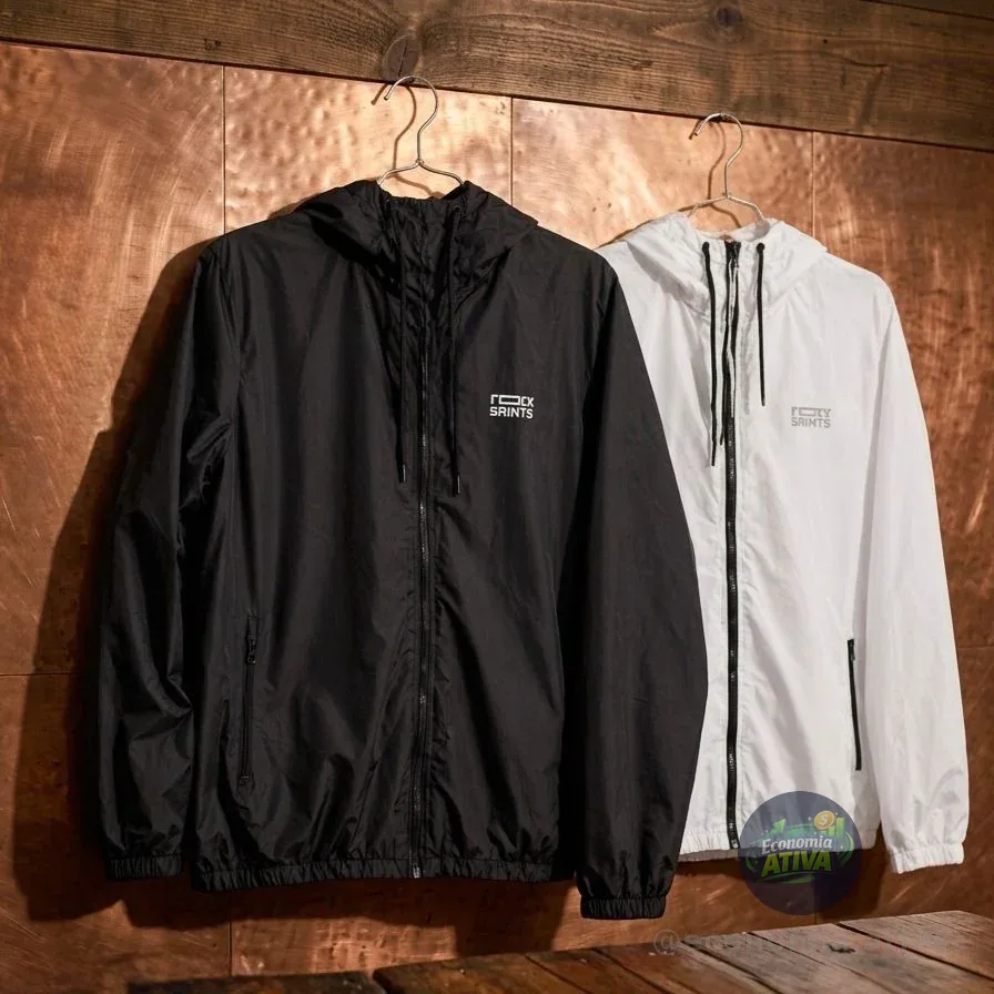 Kit 2 Corta Vento Liso Rock Saints