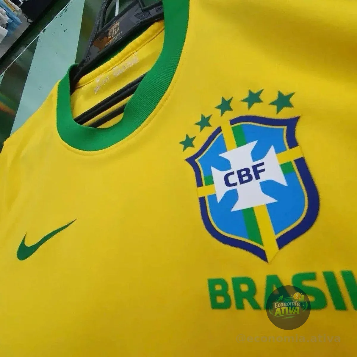 Camisa Brasil Nike I 2026/27 Fã Masculina