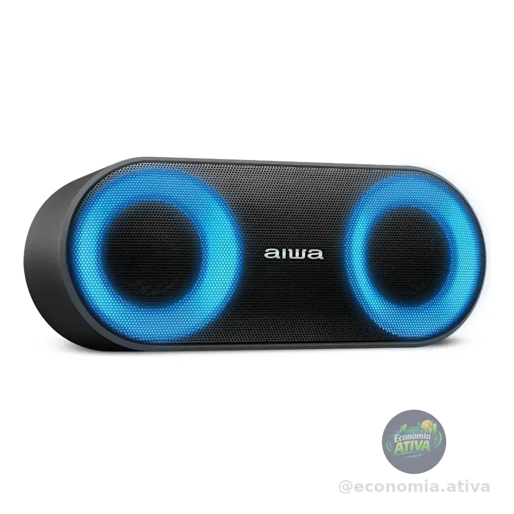 Aiwa Aws-sp-01 Caixa De Som Speaker Bluetooth