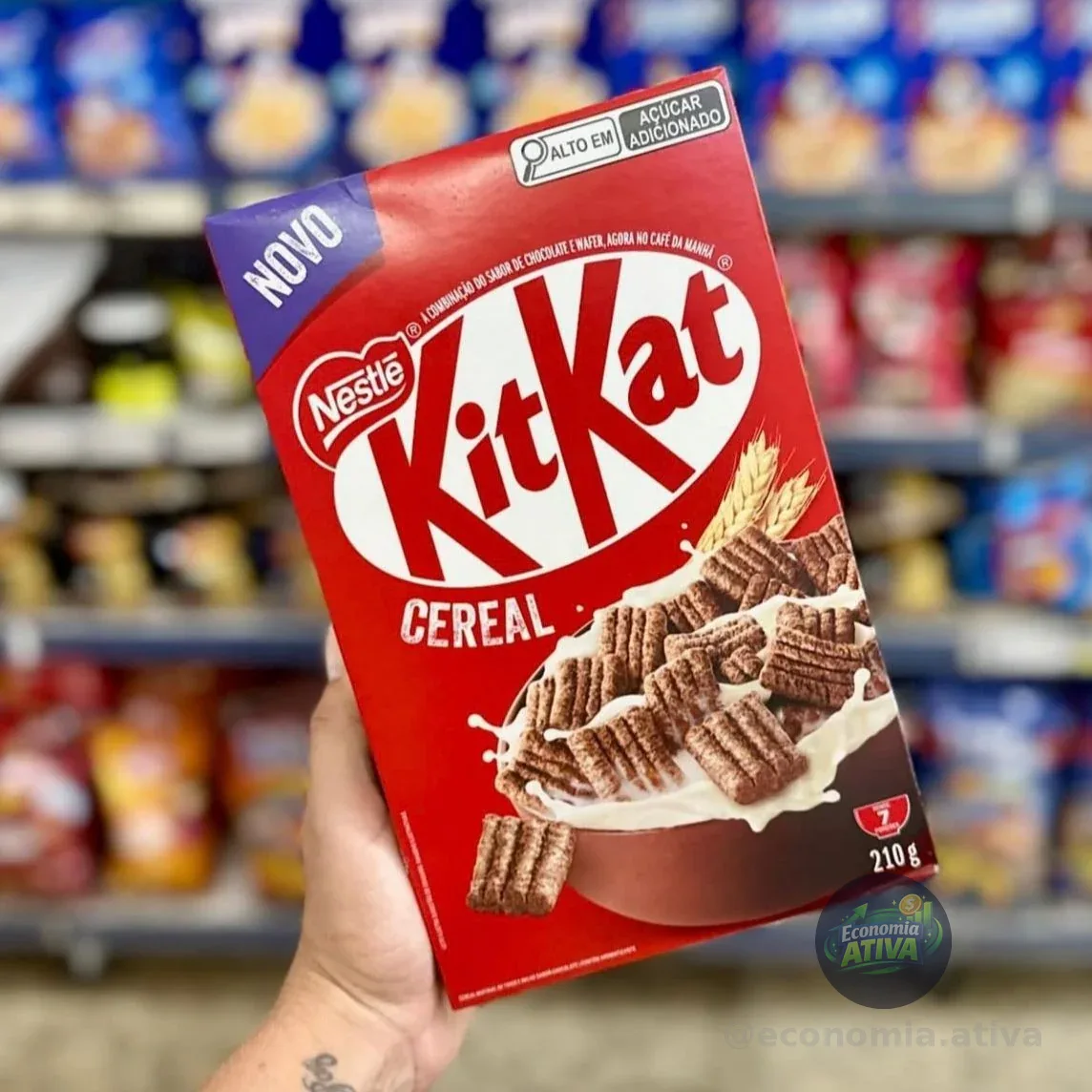 Cereal Matinal Chocolate KitKat Caixa 210g