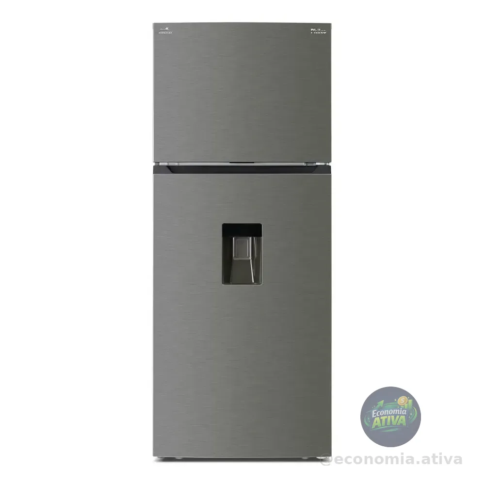 Refrigerador Philco 413 Litros Top Mounted Prf501ti Cor Cinza 220v