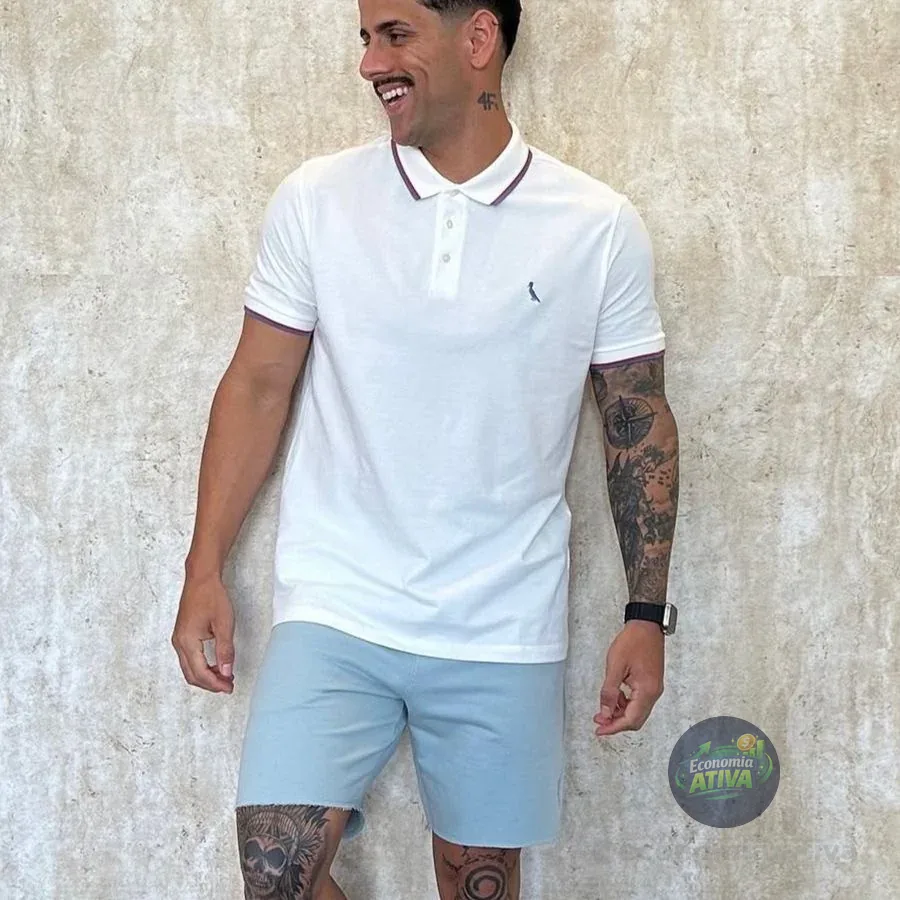 Polo Reserva Friso Duplo Masculino