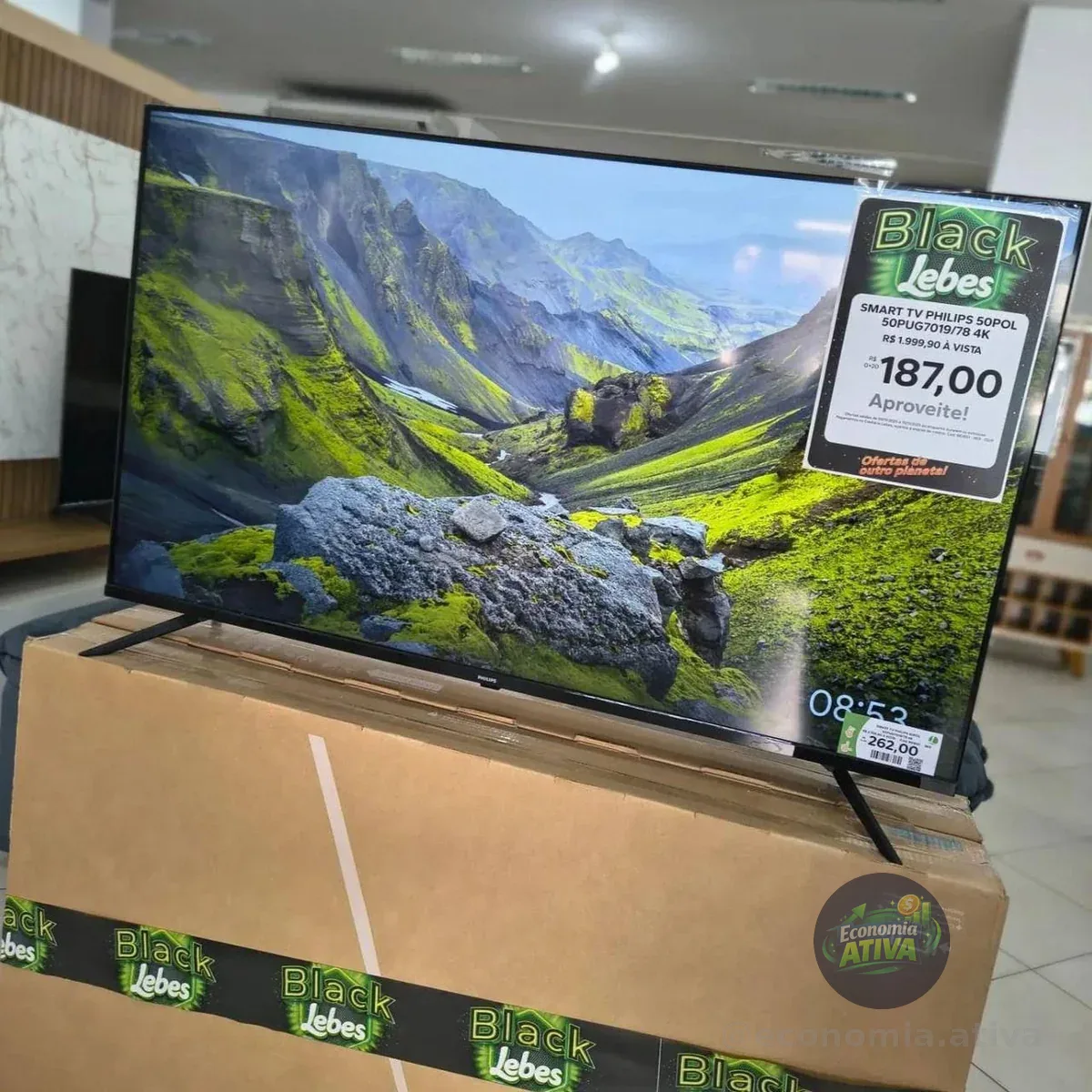 Smart Tv Philips 50 4k Comando De Voz Bluetooth