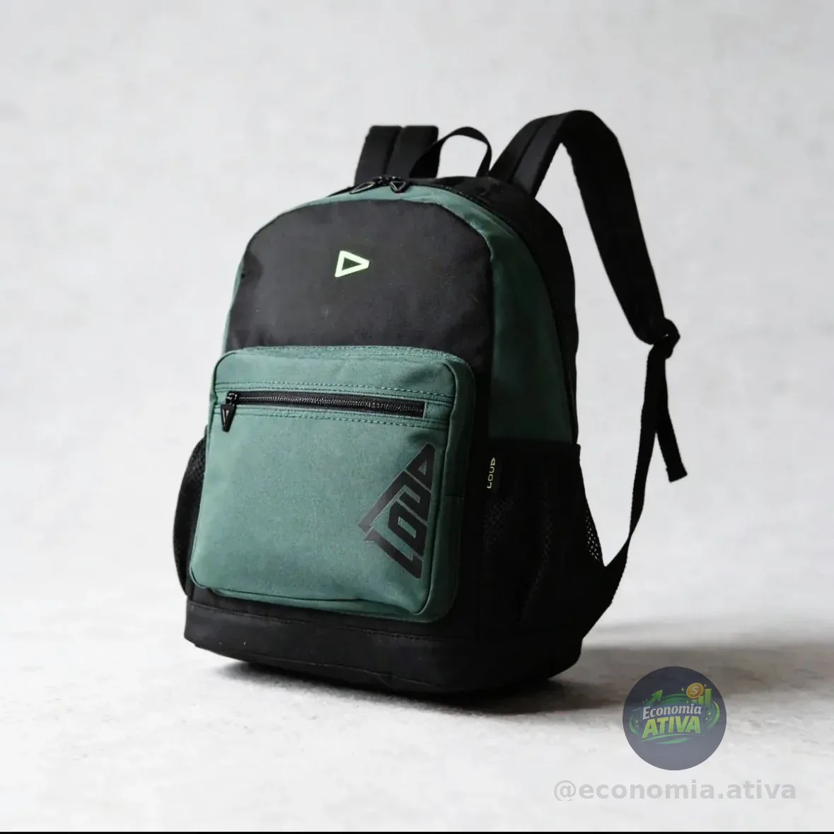 Mochila Costas Gamer Loud Verde Liso