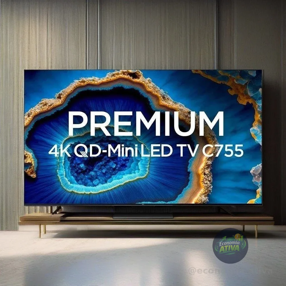 Smart TV TCL 75 Polegadas QLED Mini LED 4K