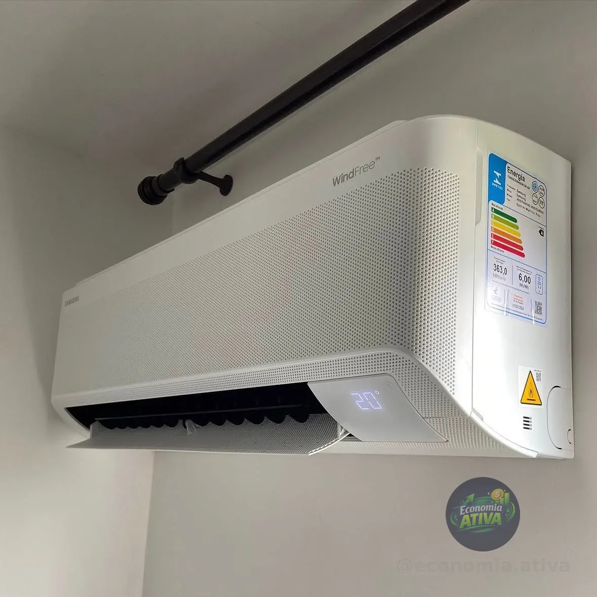 Ar-condicionado Split Inverter 9000 Btus Samsung Windfree