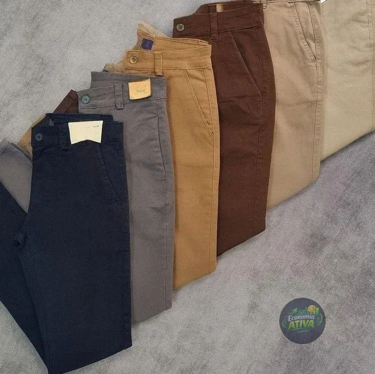 Calça Masculina Sarja Premium