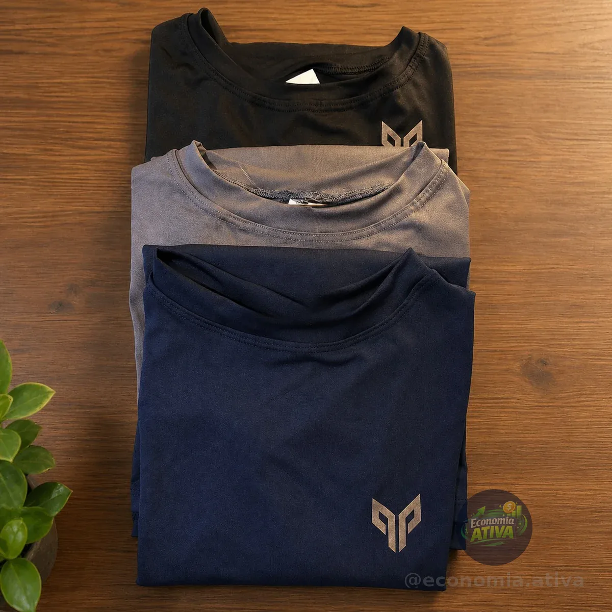 Kit 3 Camisas Camisetas Proteção Uv 50+