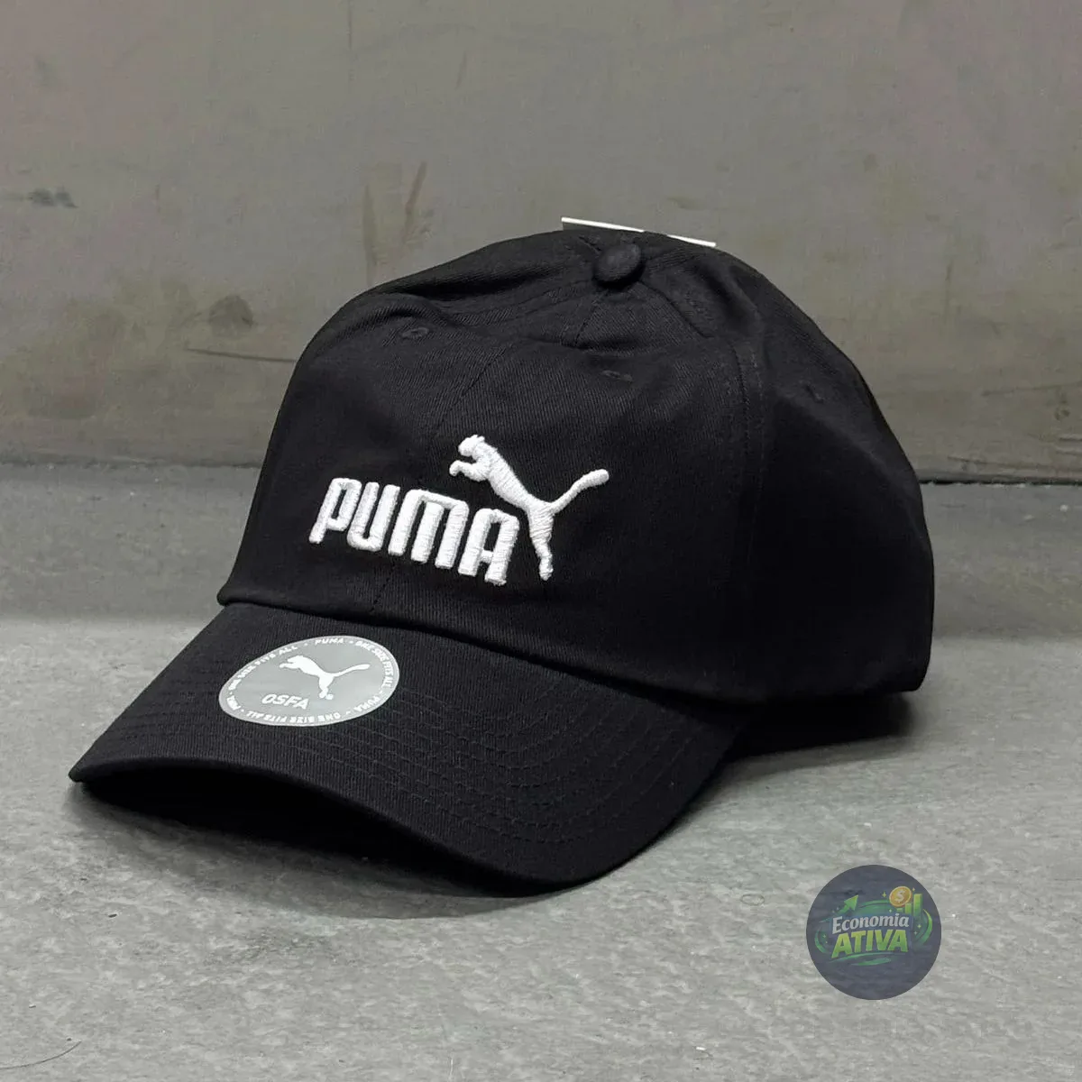 Boné Ess Baseball Puma Preto
