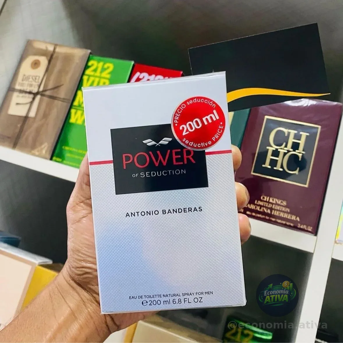 Perfume Banderas Power Of Seduction Eau De Toilette 200 Ml