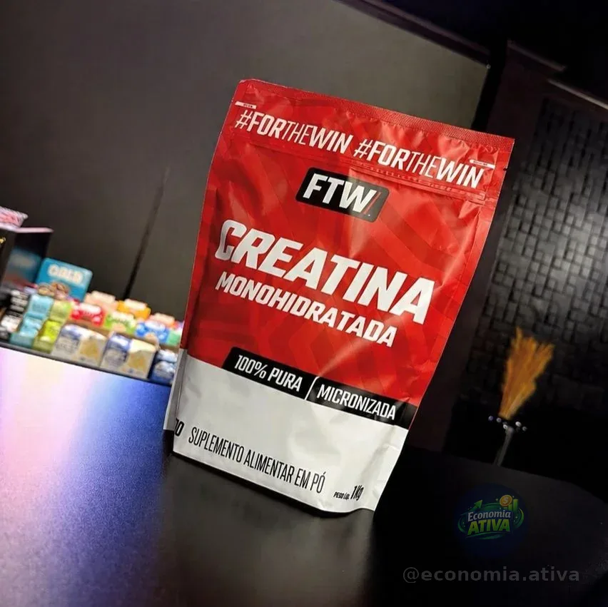 Creatina Monohidratada 100% Pura Refil 1kg - Ftw