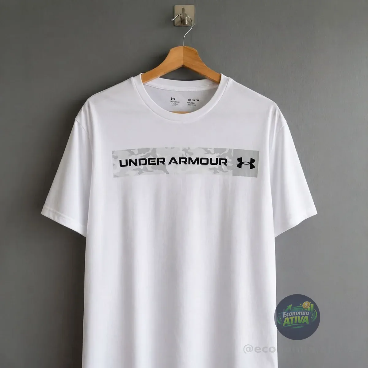 Camiseta De Treino Masculina Under Armour Camo Chest Stripe