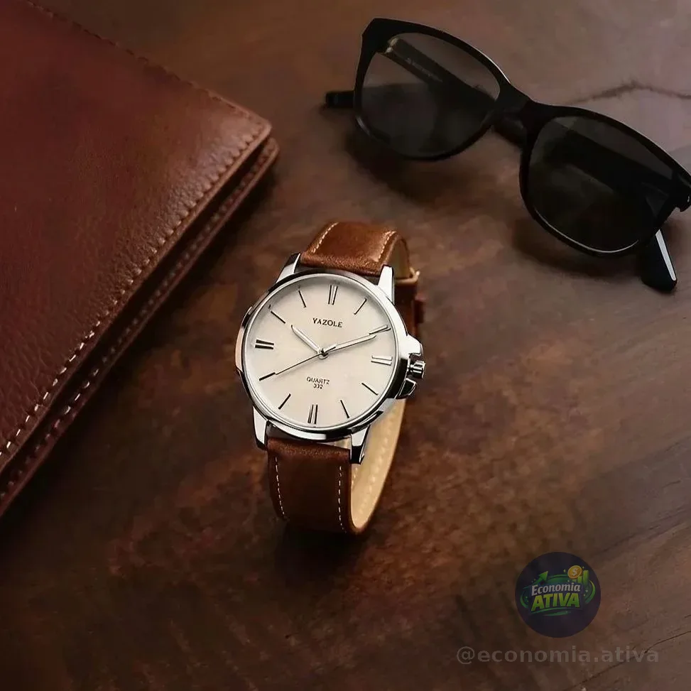 Relógio Masculino De Pulso Social