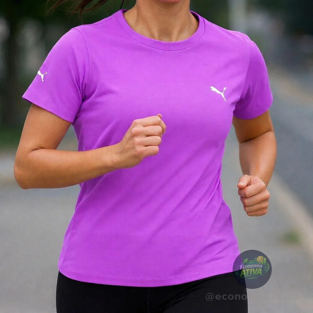 Camiseta Térmica Feminina Uv50+ Puma