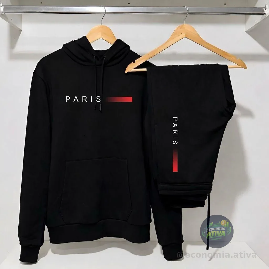 Conjunto Moletom Unissex Paris