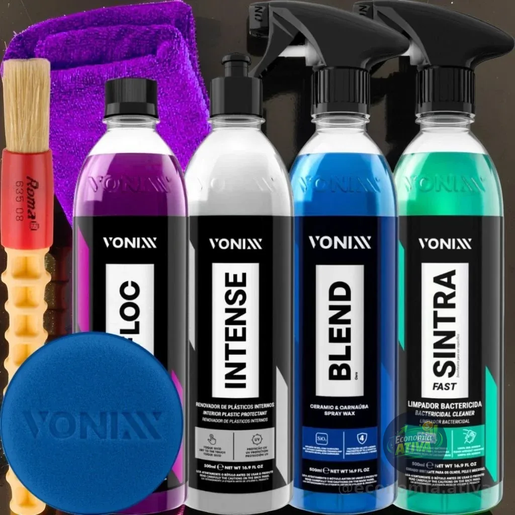 Kit Lavagem Automotiva V-floc Blend Sintra Intense Vonixx