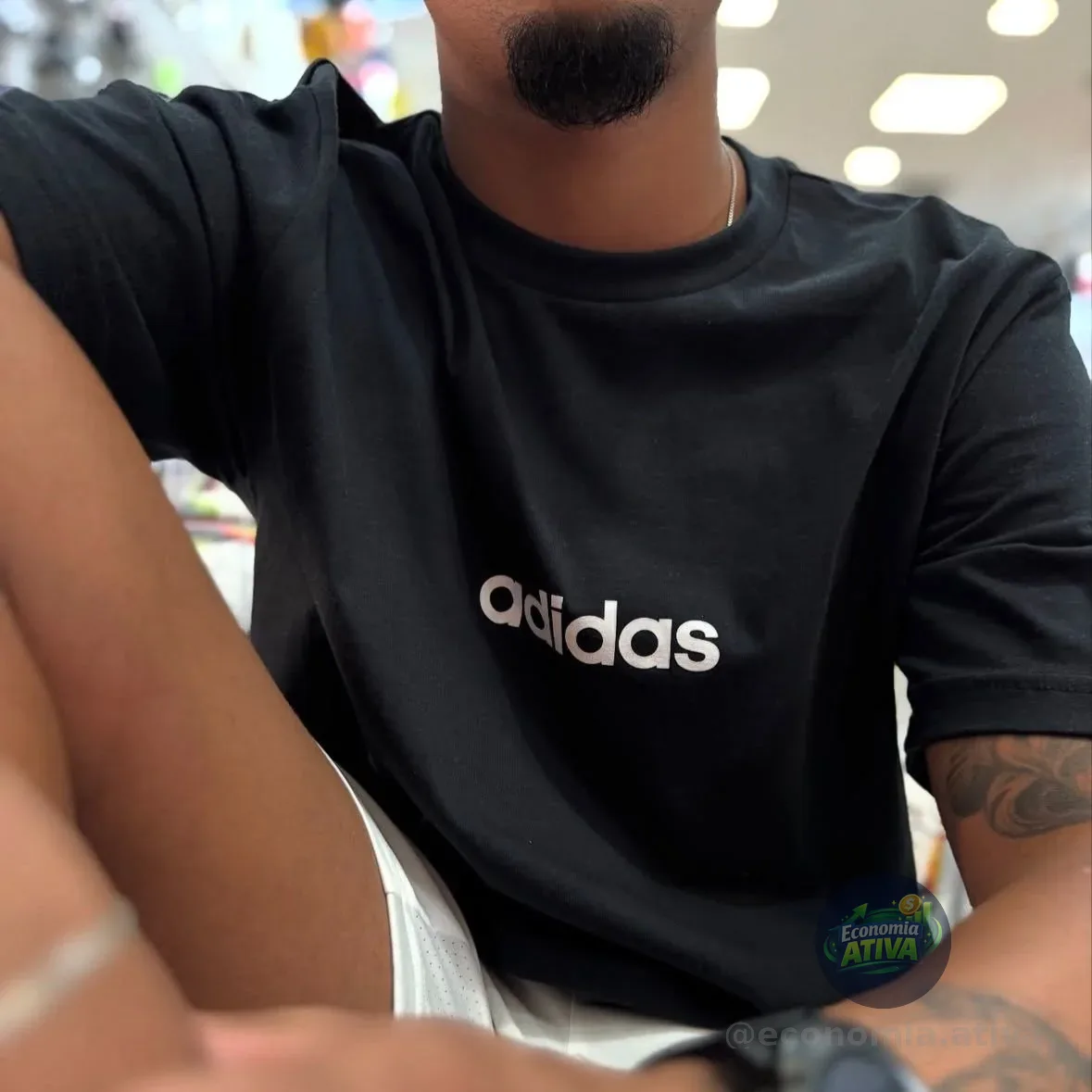 Camiseta Adidas Essentials Linear Single Jersey