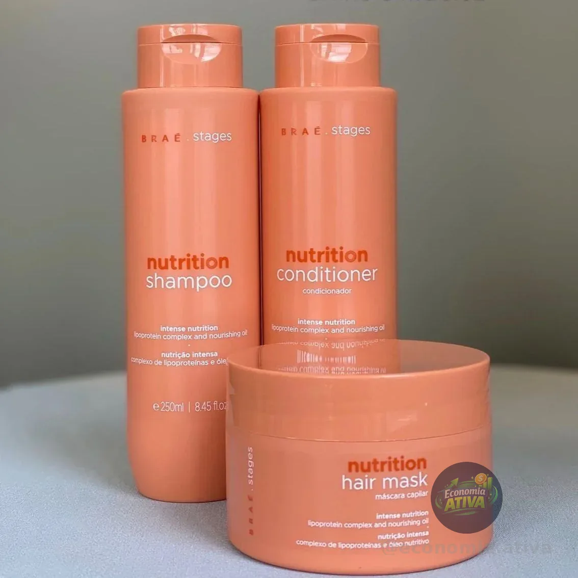 Kit Brae Para Nutrição Linha Braé Stages Nutrition 3 itens